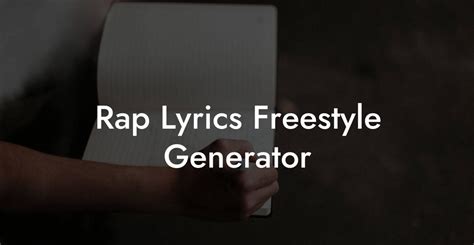 freestyle lyrics|More.